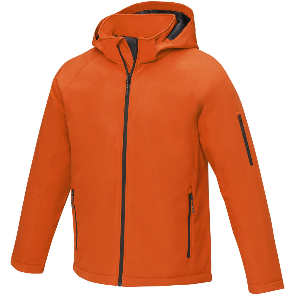 Notus gewatteerd softshell herenjas - bedrukt of onbedrukt verkrijgbaar - Oranje