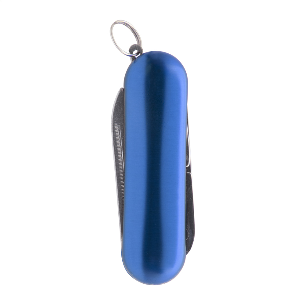 Gorner Mini - mini multifunctioneel zakmes - bedrukt of onbedrukt verkrijgbaar - blauw