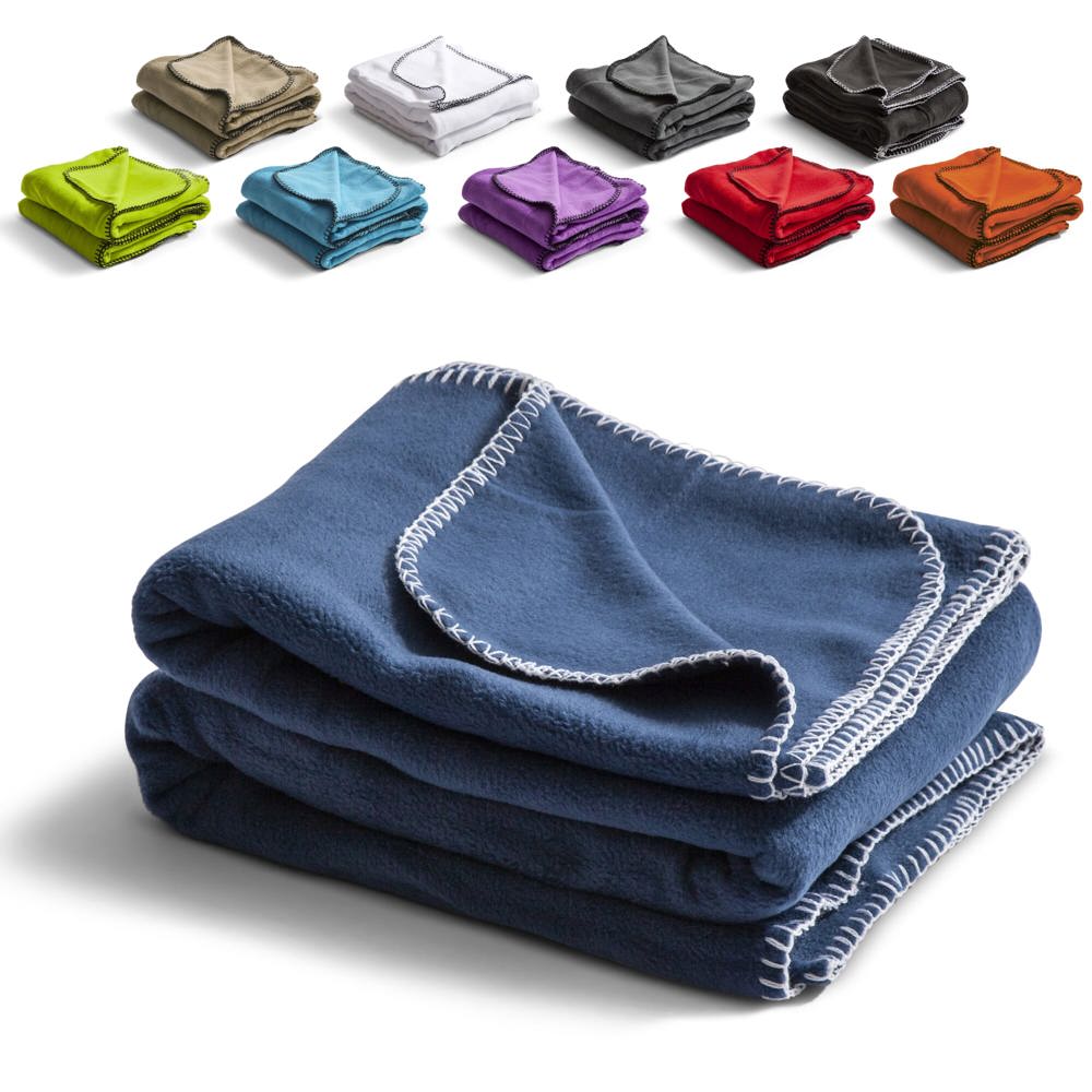 Nightingale fleece deken 130x170 cm - met logo of onbedrukt bestellen