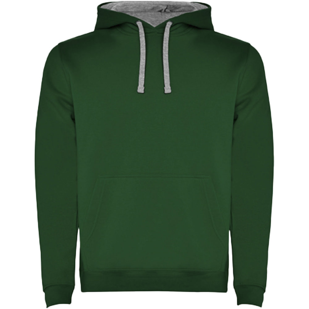 Urban hoodie voor heren - kopen of bedrukken - Flessengroen, Gemêleerd grijs