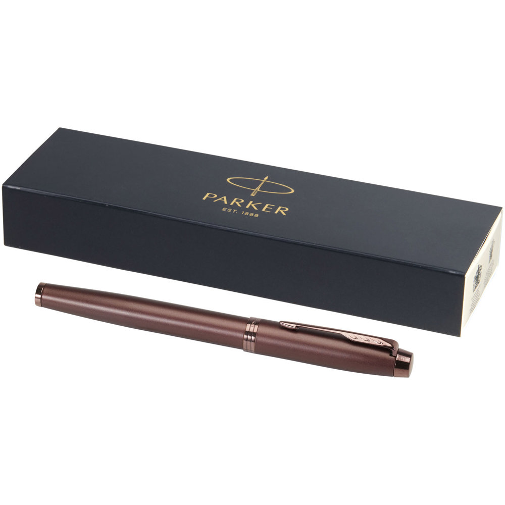Parker IM rollerbalpen (zwarte inkt) - voor bedrijven en relatiegeschenken - Bordeaux rood