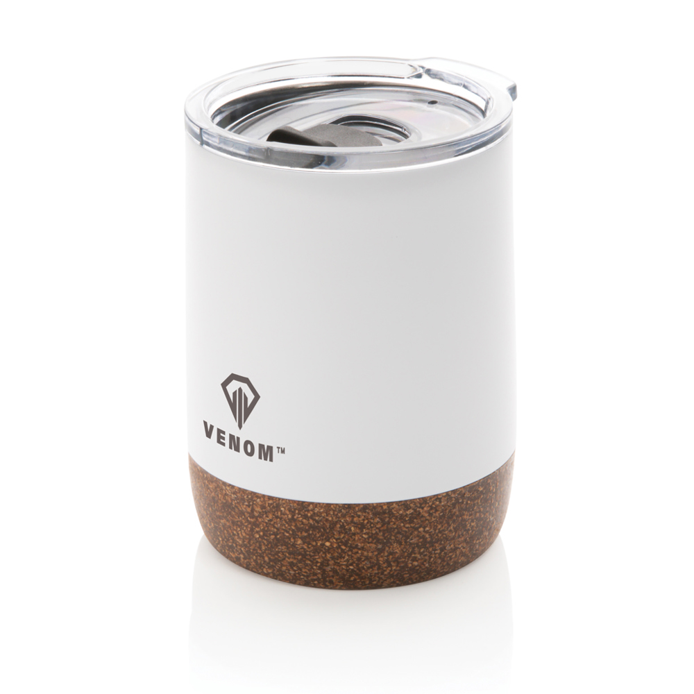 RCS gerecycled roestvrijstalen koffiebeker met kurk