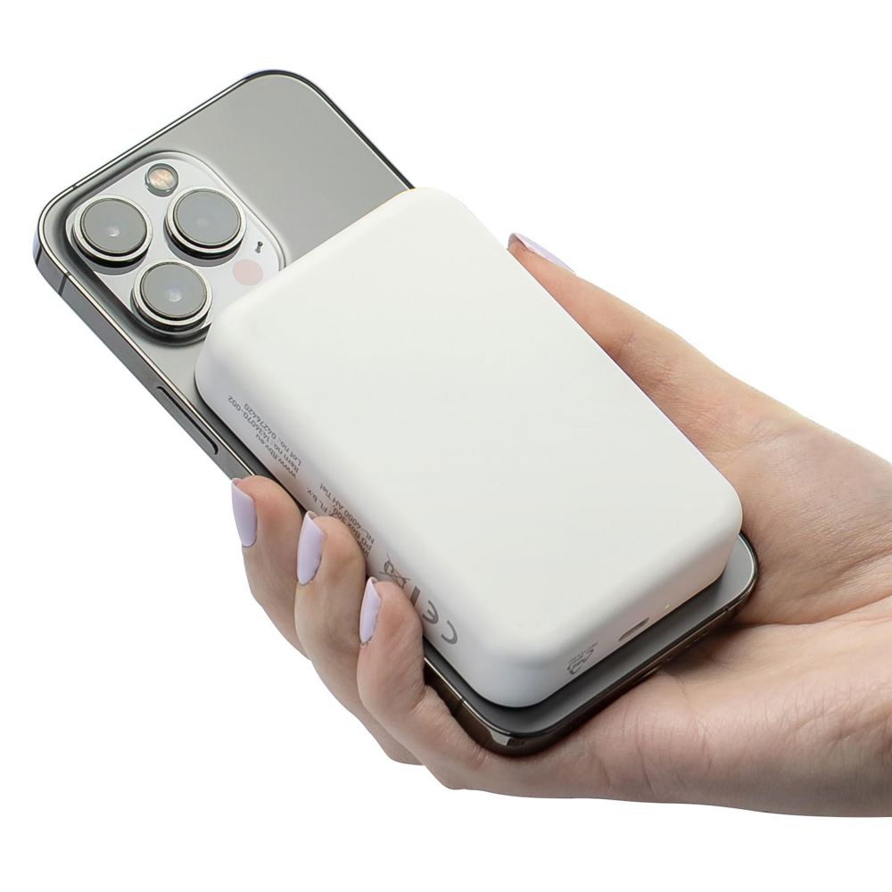 Gerecyclede draadloze oplader powerbank Meno