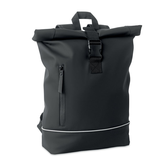 LAPTOSA - Laptop 15" rolltop PU rugzak - bedrukt of onbedrukt verkrijgbaar