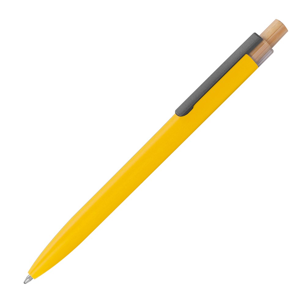 Pen van gerecycled aluminium - voor bedrijven en relatiegeschenken - Geel