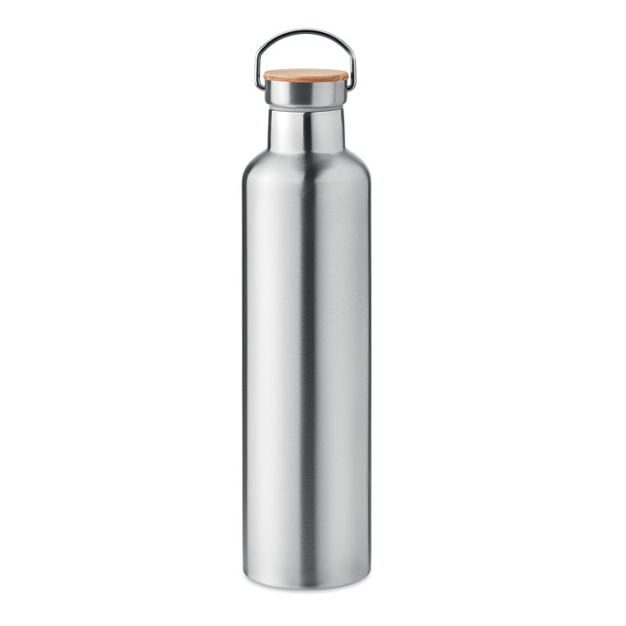 HELSINKI LARGE - Dubbelwandige RVS drinkfles 1L - voor bedrijven en relatiegeschenken