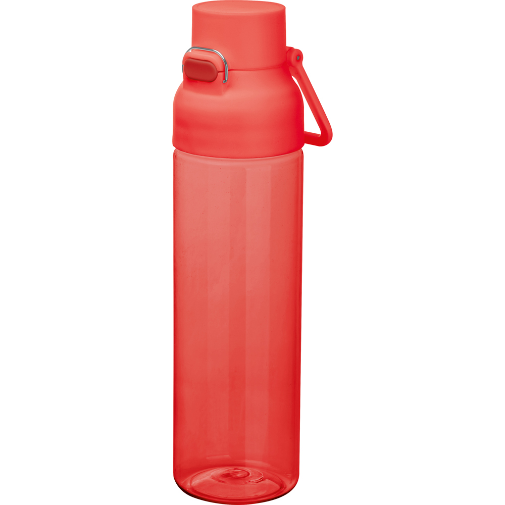Transparante waterfles van Tritan, 750 ml - Rood