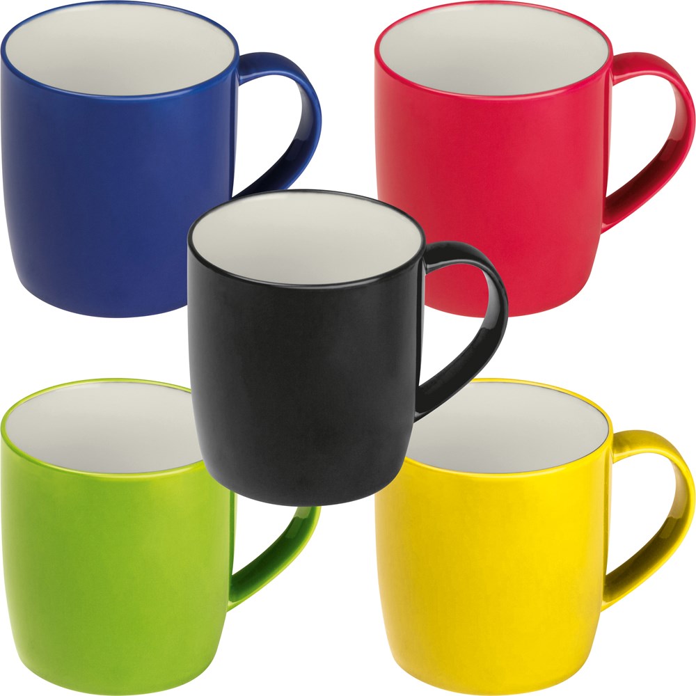 Kopje in leuke kleuren (300ml) - met logo of onbedrukt bestellen