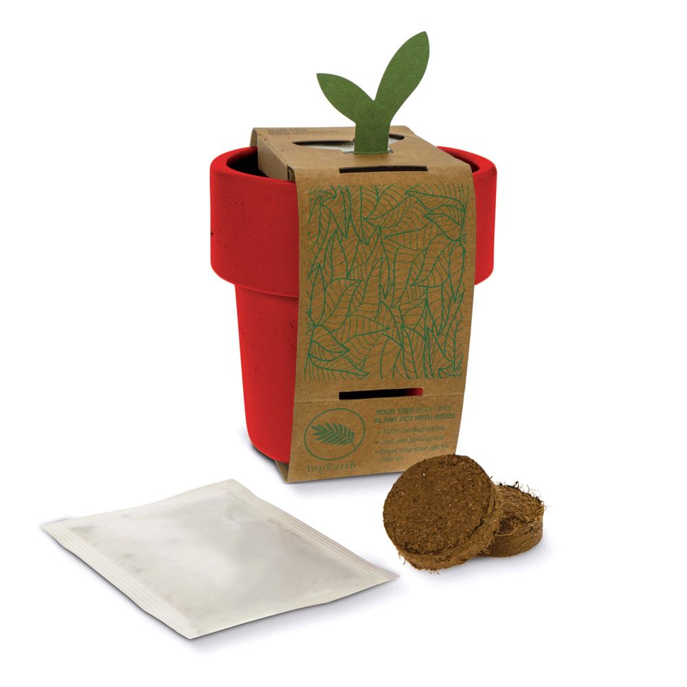 Hot-but-cool beker met aardbeien zaadjes