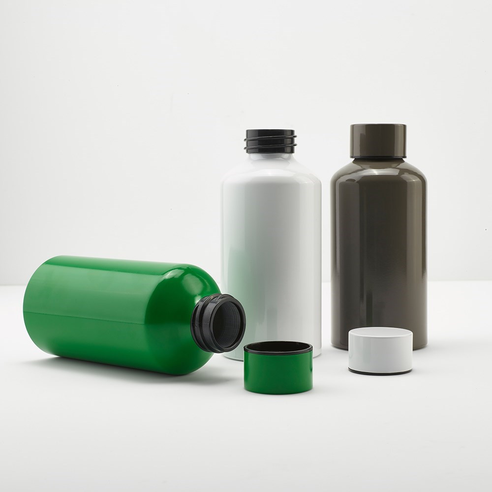 Yukon fles gerecycled aluminium 550 ml - Wit