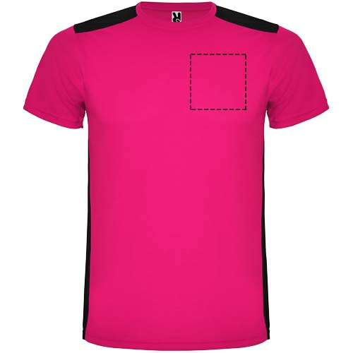 Detroit 130 g/m² unisex sportshirt met korte mouwen