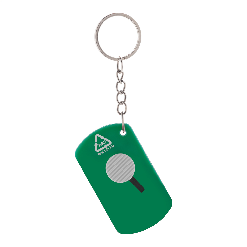 Parcelo - sleutelhanger met mesje - kopen of bedrukken - Groen