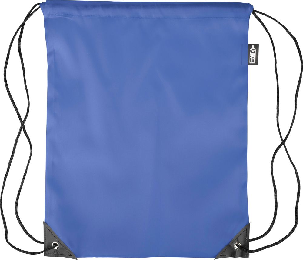 Gerecyclede rPET polyester (210D) trekkoord rugtas Enrique - kopen of bedrukken - kobaltblauw