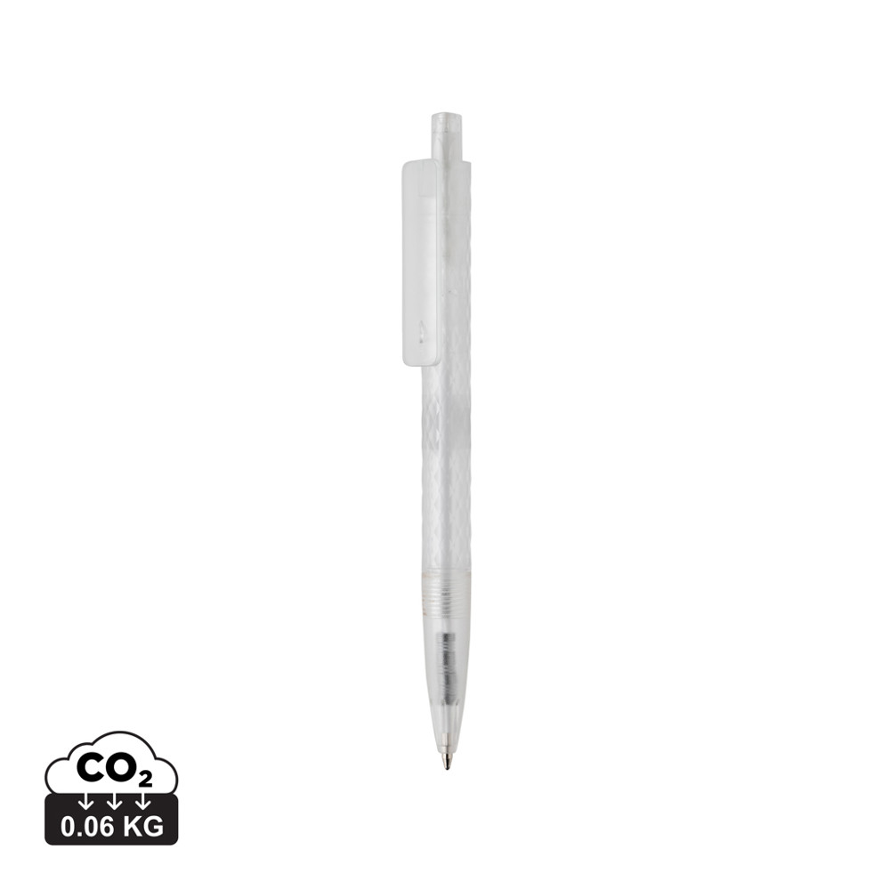 X3 GRS gerecycled PC plastic pen frosted