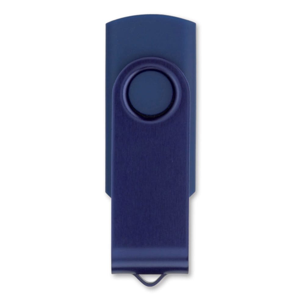 USB stick 2.0 Twister 8GB - voor bedrijven en relatiegeschenken - Donkerblauw