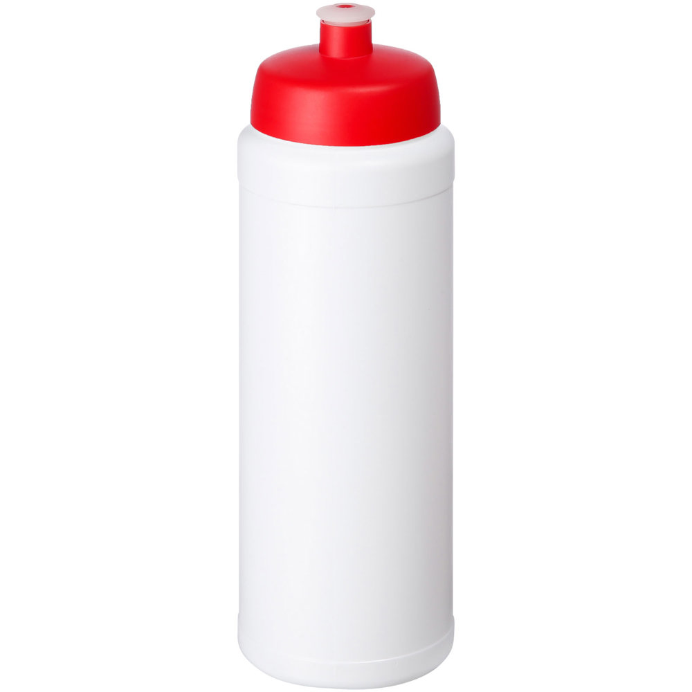 Baseline® Plus 750 ml drinkfles met sportdeksel - kopen of bedrukken - Wit, Rood