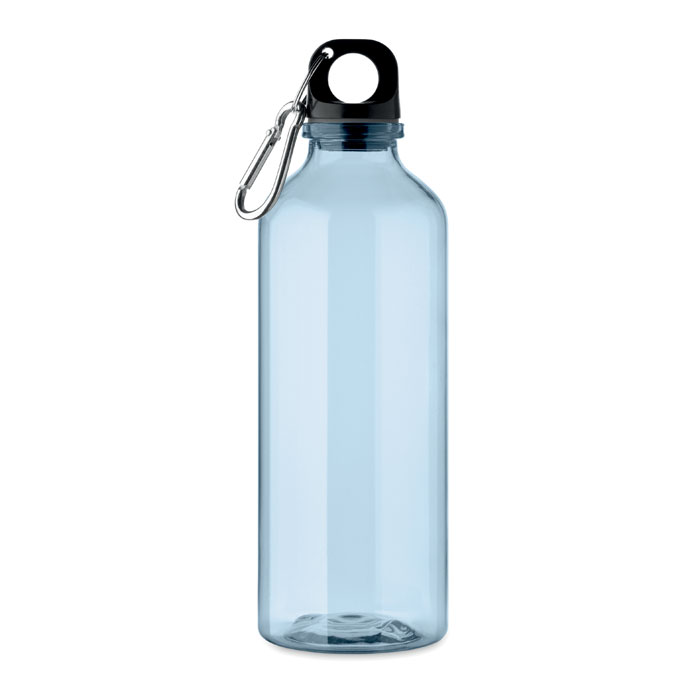 MOSS RE500 - RPET fles 500ml - bedrukt of onbedrukt verkrijgbaar - Transparant Licht Blauw