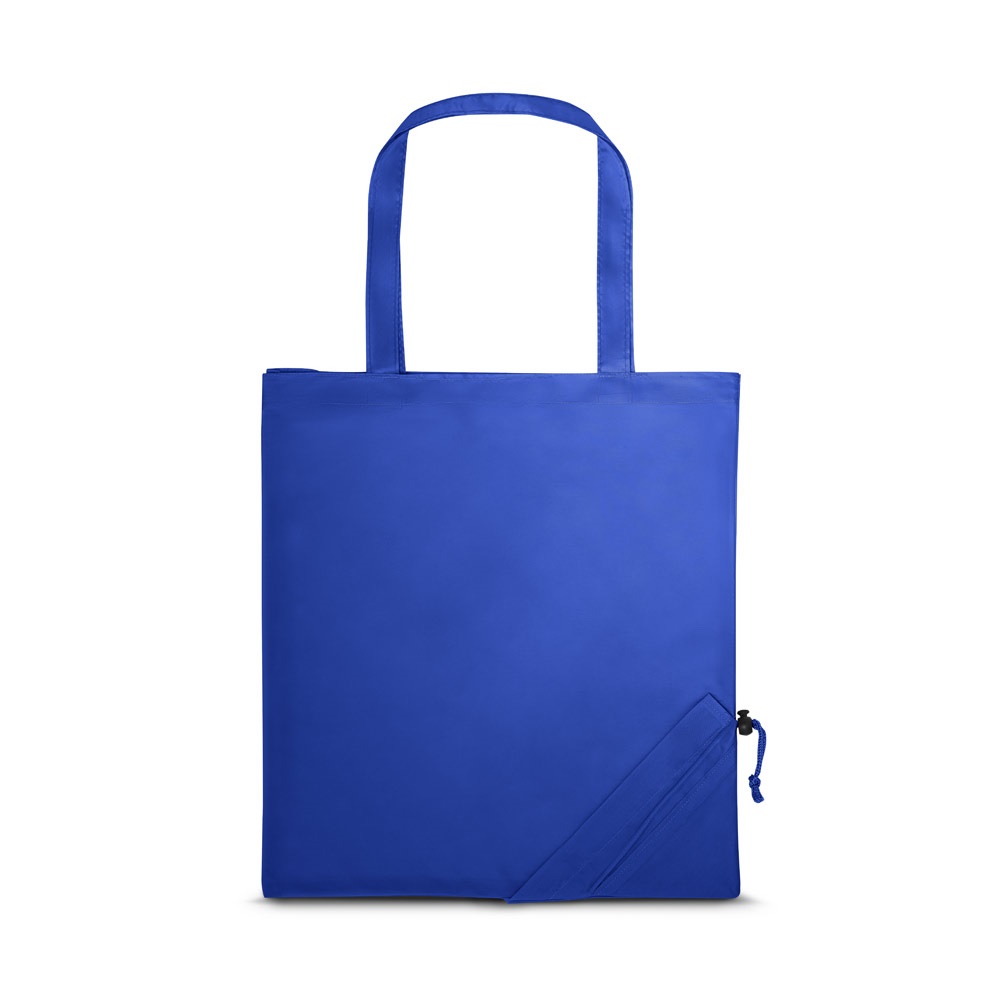 SHOPS. opvouwbare tas in 190T - bedrukt of onbedrukt verkrijgbaar - Royal Blauw