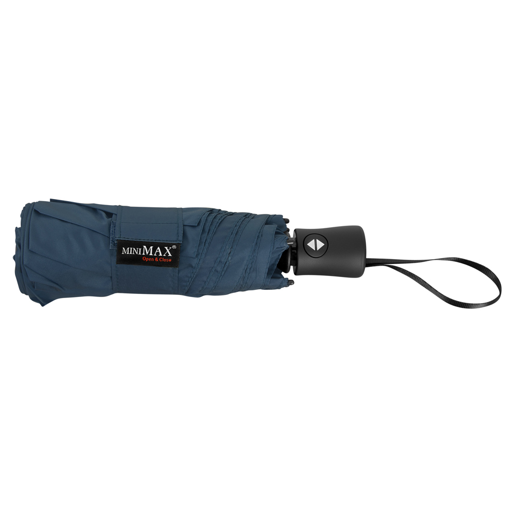 MINIMAX - Opvouwbaar - Automatisch openen en sluiten - Windproof -  90 cm - Marine blauw