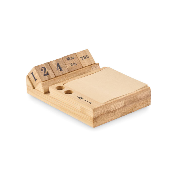 BOOTOP - Bamboe bureaukalender - kopen of bedrukken