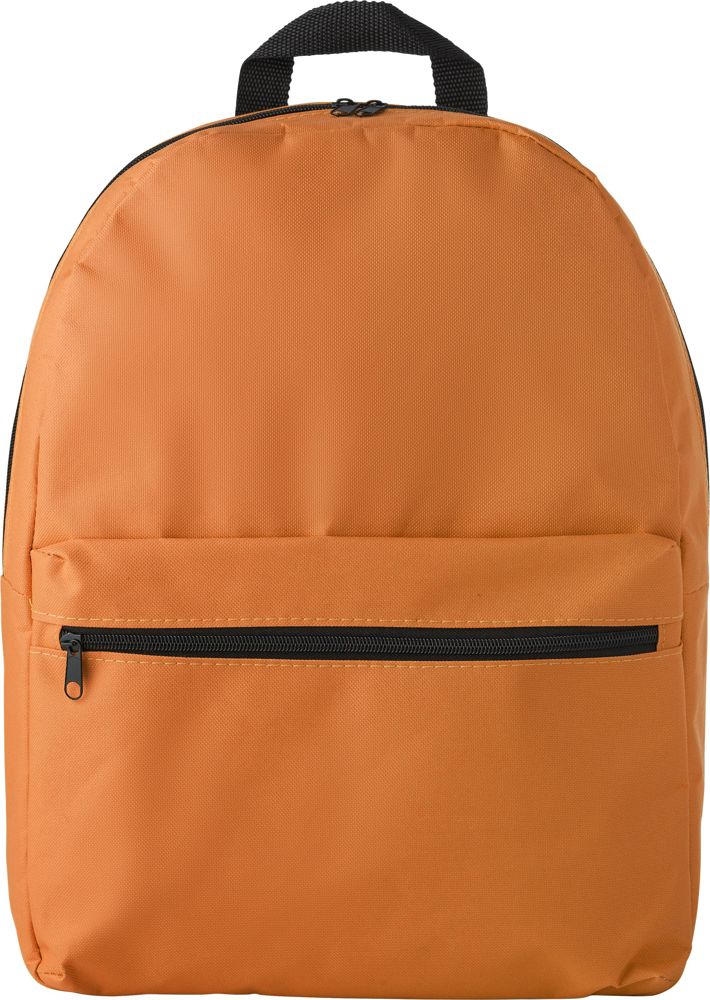 Polyester (600D) rugzak Dave - bedrukt of onbedrukt verkrijgbaar - oranje