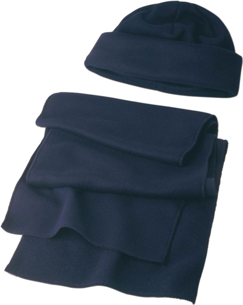 Polyester fleece (200 gr/m²) muts en sjaal Russo - kopen of bedrukken