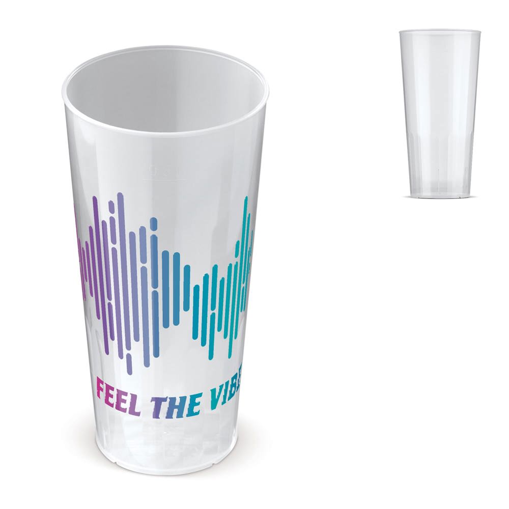 Ecologische cup design PP 500ml - voor bedrijven en relatiegeschenken