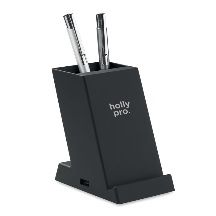 BLOCK - Draadloze oplader 15W in ABS - voor bedrijven en relatiegeschenken