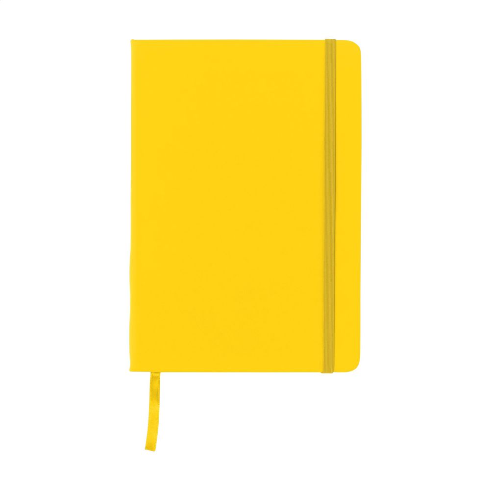 BudgetNote A5 Lines notitieboek - met logo of onbedrukt bestellen - Geel