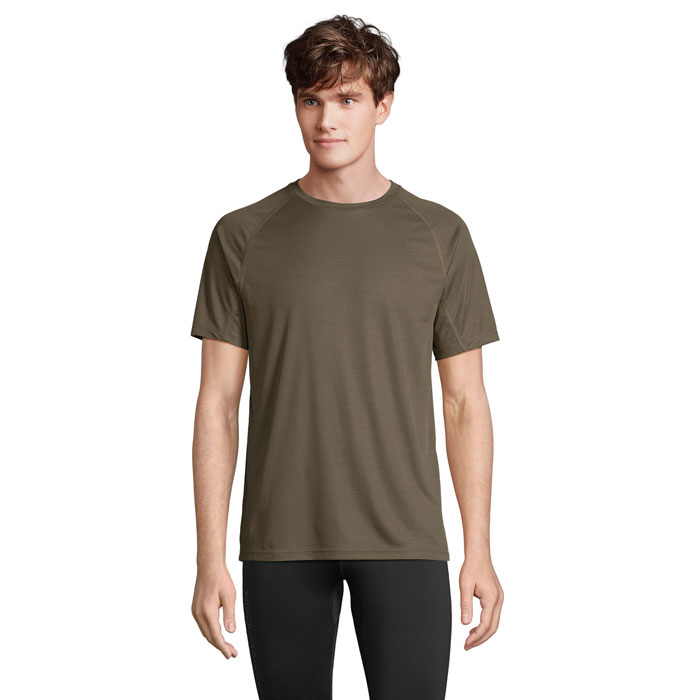 VORTEX - VORTEX RAGLAN T-SHIRT - met logo of onbedrukt bestellen - Army