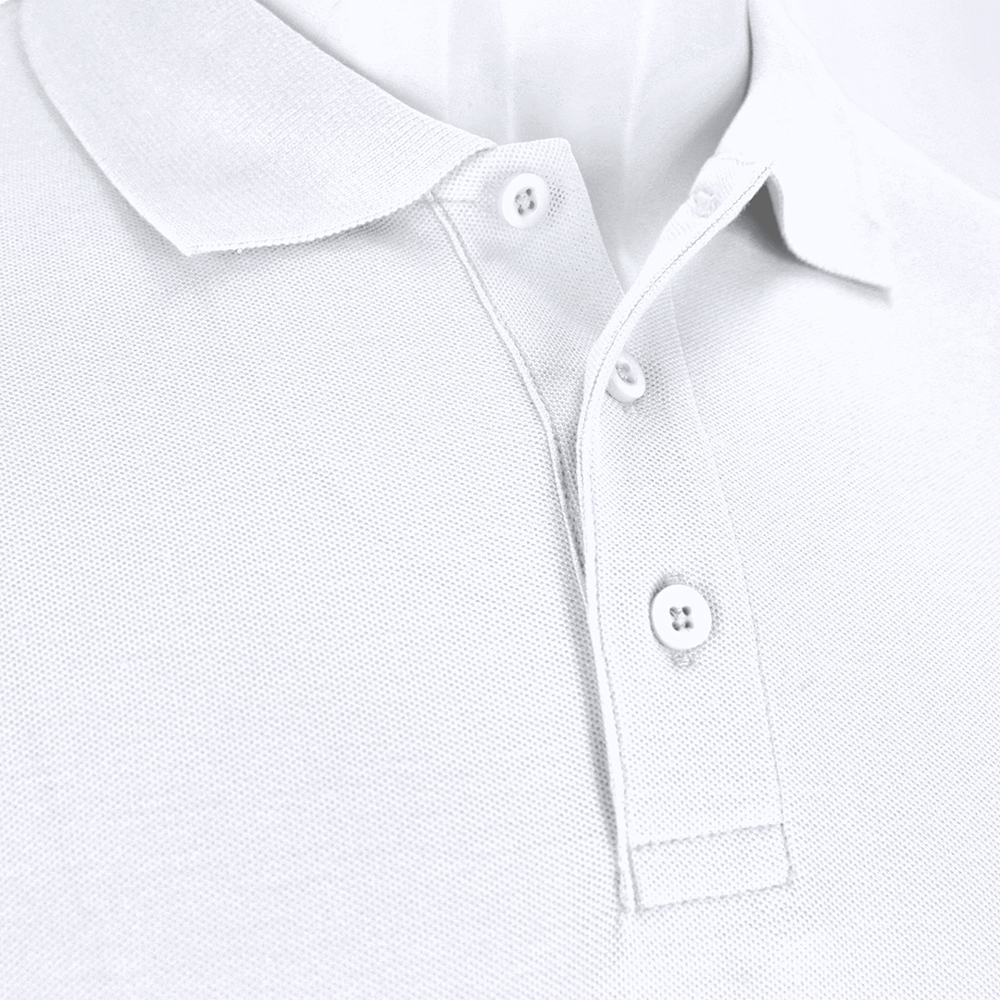 Volwassene Wit Polo Shirt Charlot