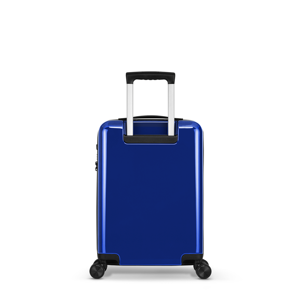 STICKERCASE® 20" Handbagage donker blauw - met gepersonaliseerde sticker en/of individuele namen