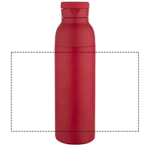 Illuminate 650 ml RCS gerecyclede roestvrijstalen dubbelwandige geïsoleerde waterfles