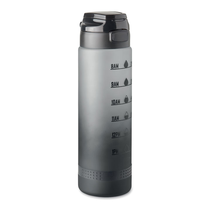 LEVEL - Sportwaterfles RPET 1L - voor bedrijven en relatiegeschenken - Wit