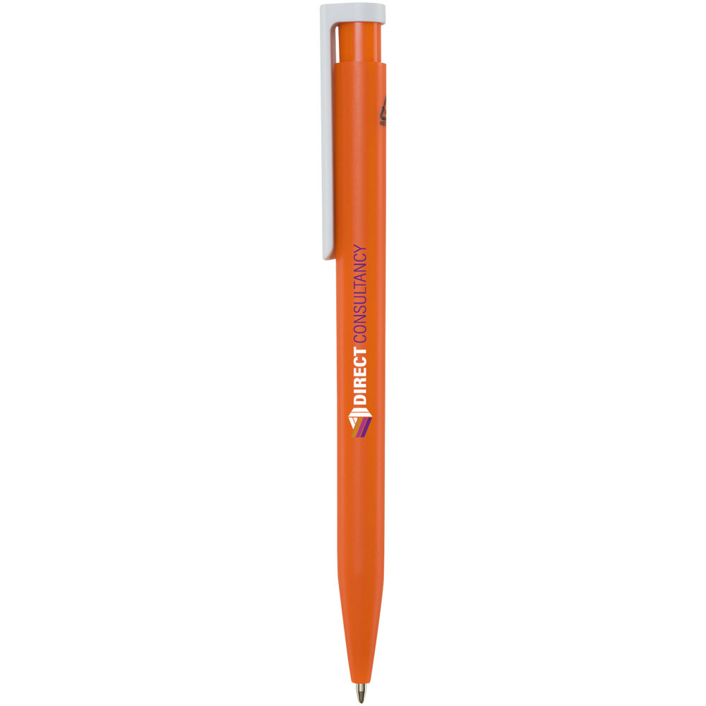 Unix balpen van gerecycled plastic (zwarte inkt)