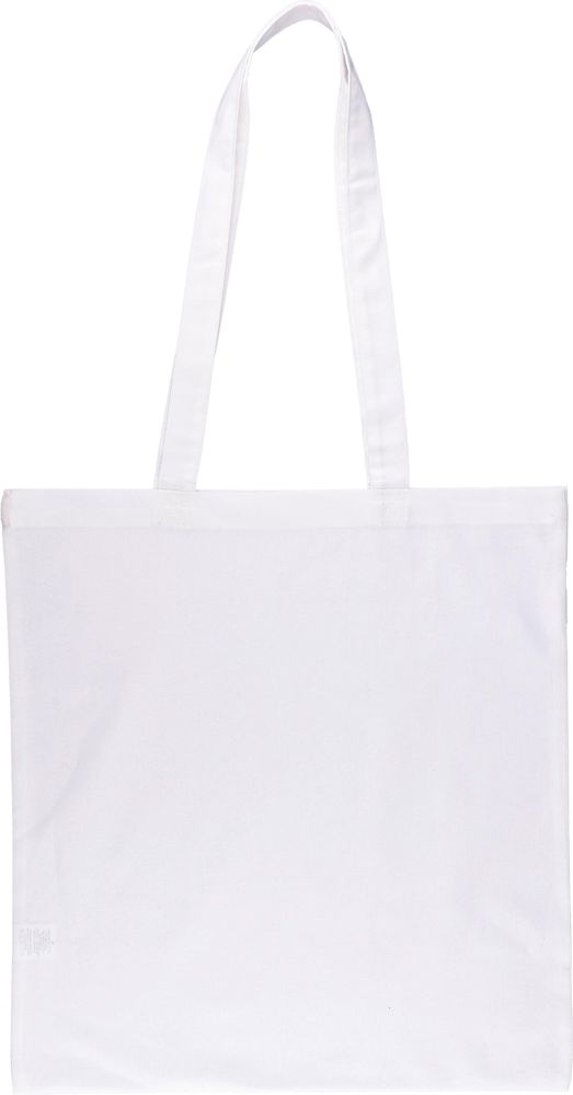 Katoen (140 gsm) boodschappentas Kenneth - met logo of onbedrukt bestellen - Wit