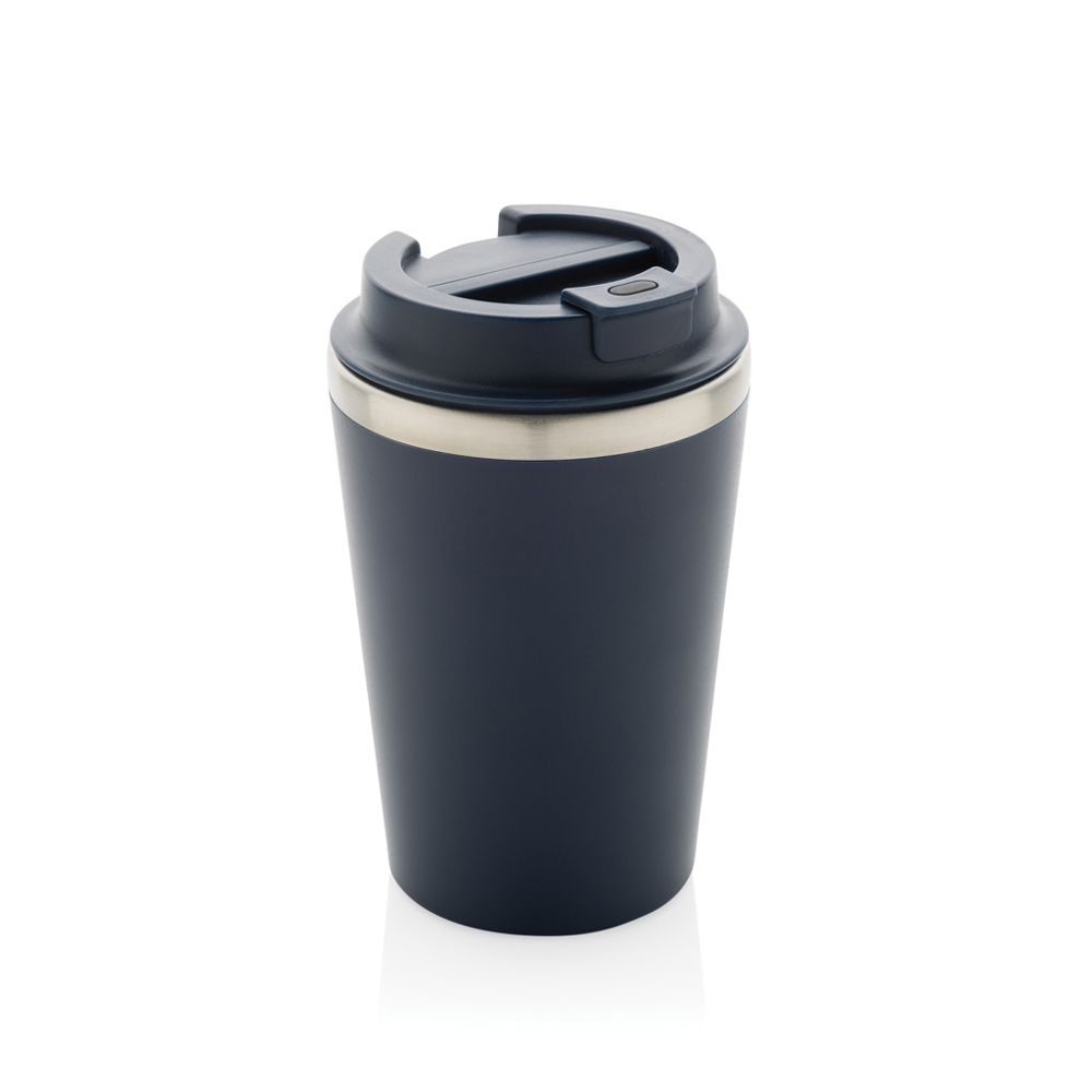 Java RCS recycled dubbel wandige beker 350ML - bedrukt of onbedrukt verkrijgbaar - donkerblauw (± PMS 2767)