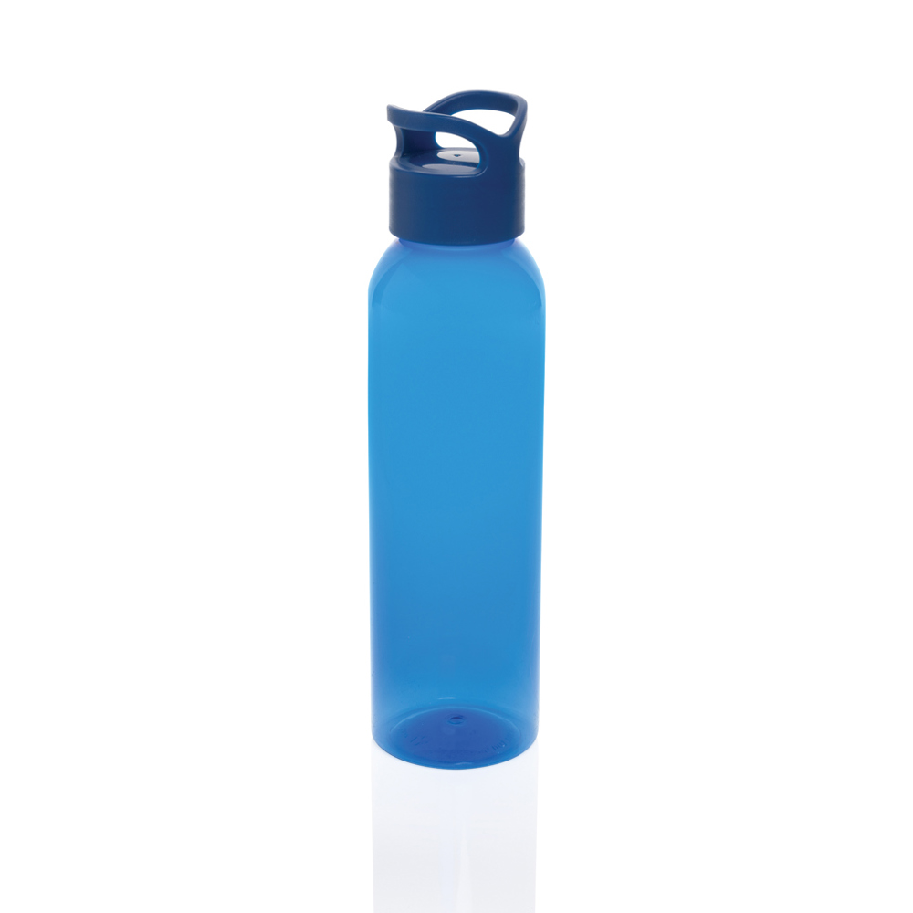 Oasis RCS Gerecyclede PET water fles 650 ml - met logo of onbedrukt bestellen - blauw (± PMS 287)