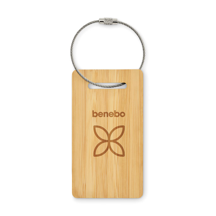MIO - Bamboe bagagelabel - kopen of bedrukken