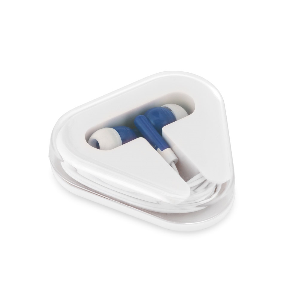 FARADAY. Koptelefoon met 1.25 m ABS-kabel - voor bedrijven en relatiegeschenken - Royal Blauw