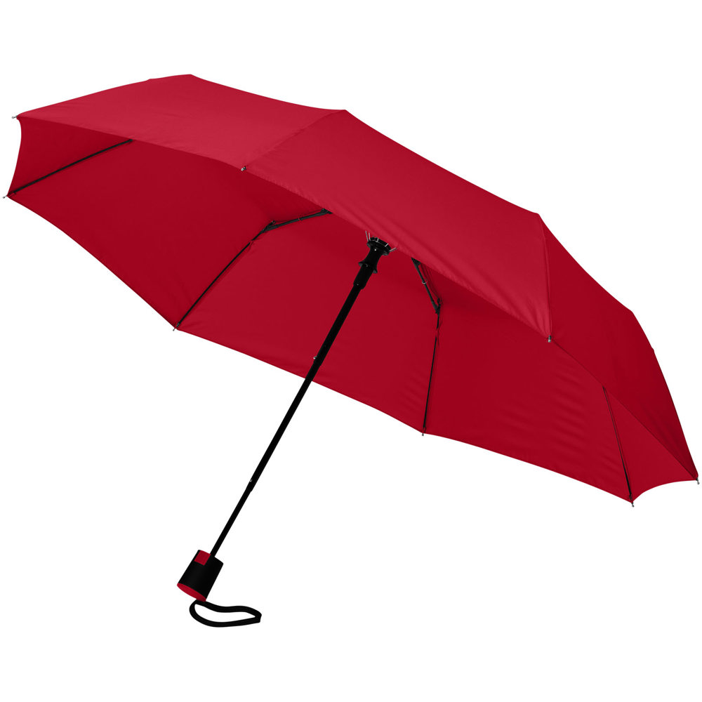 Wali 21'' opvouwbare automatische paraplu - kopen of bedrukken - Rood