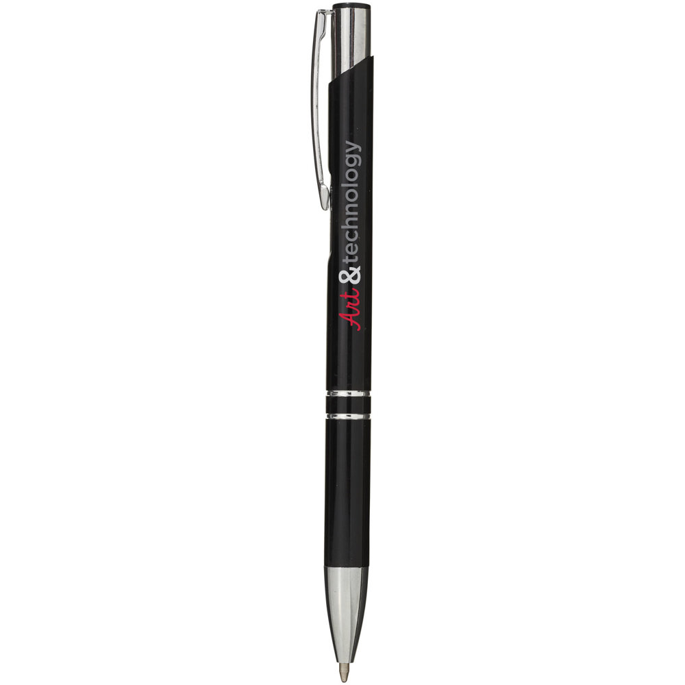 Moneta aluminium balpen (blauwe inkt)