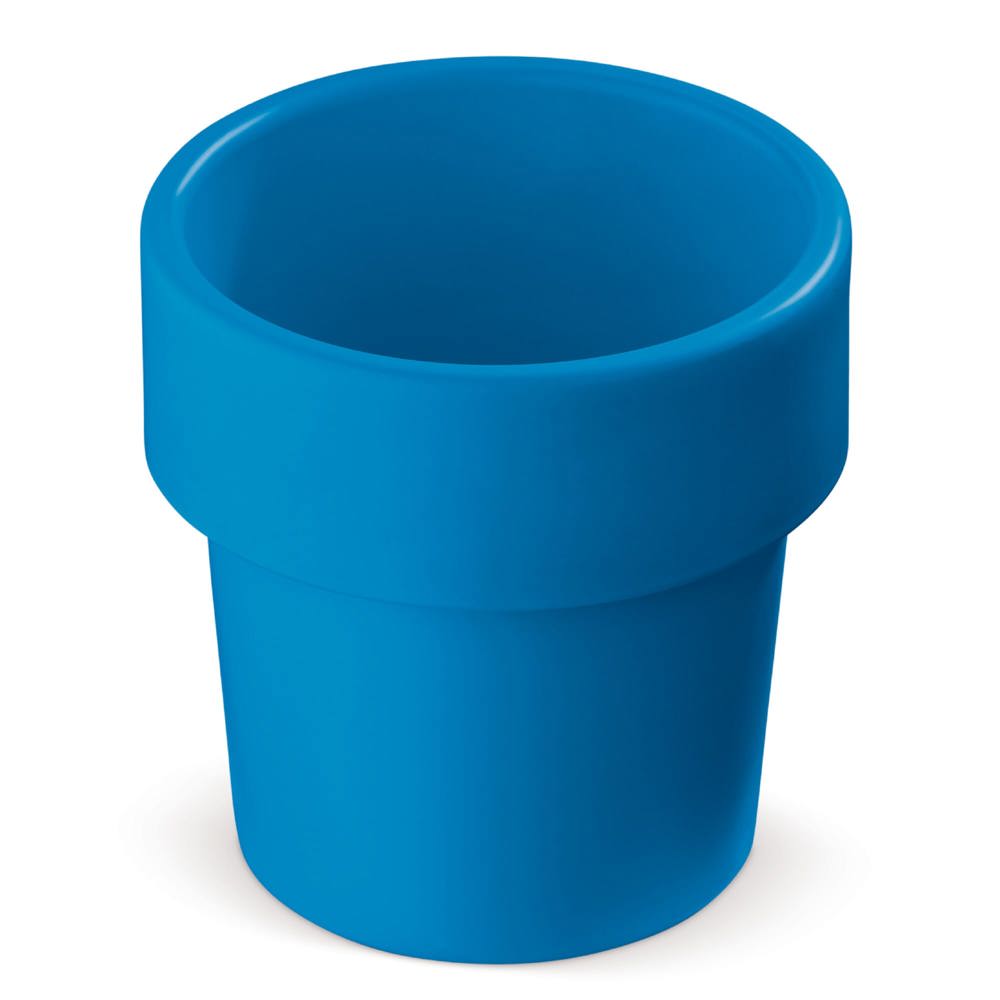 Koffiebeker Hot-but-cool 240ml - bedrukt of onbedrukt verkrijgbaar - Blauw