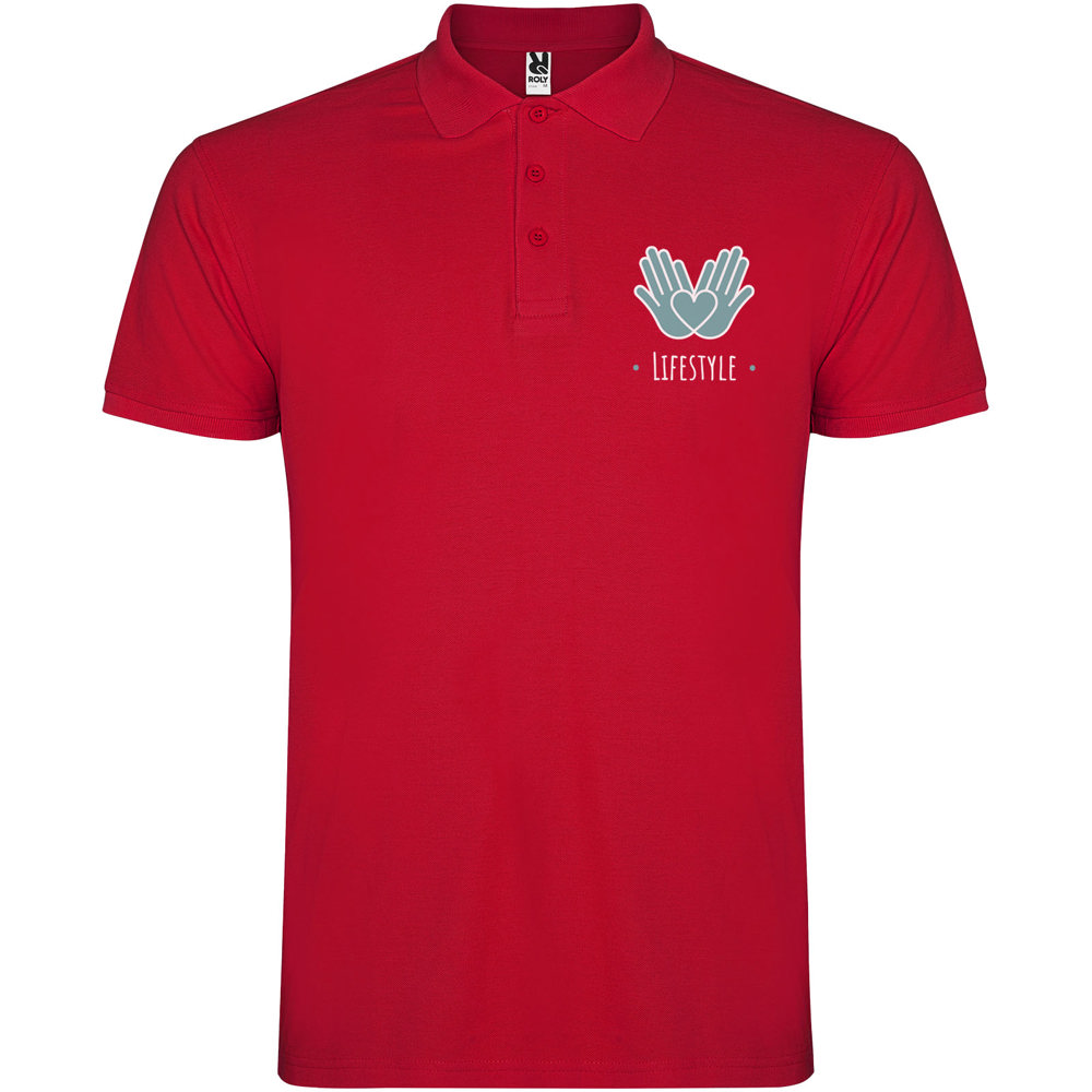 Star 200 g/m² herenpolo met korte mouwen