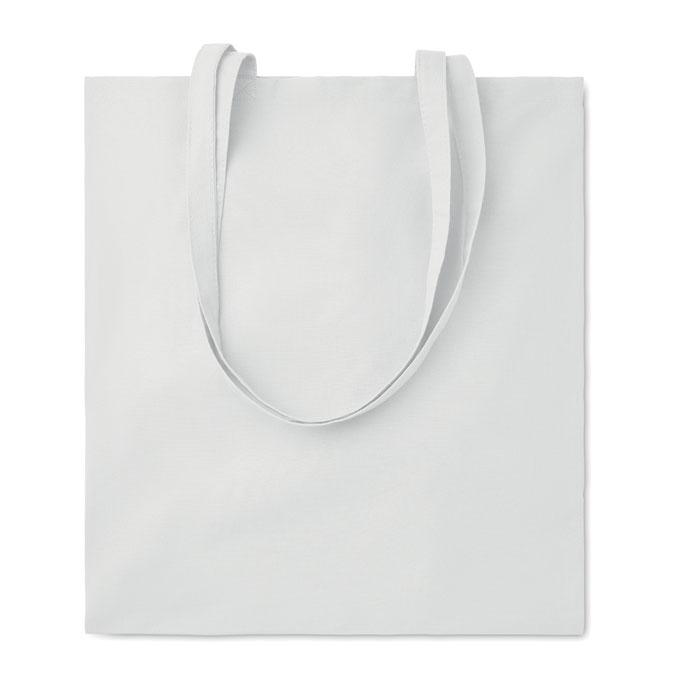 TURA COLOUR - Tas organisch katoen EU - voor bedrijven en relatiegeschenken - Wit