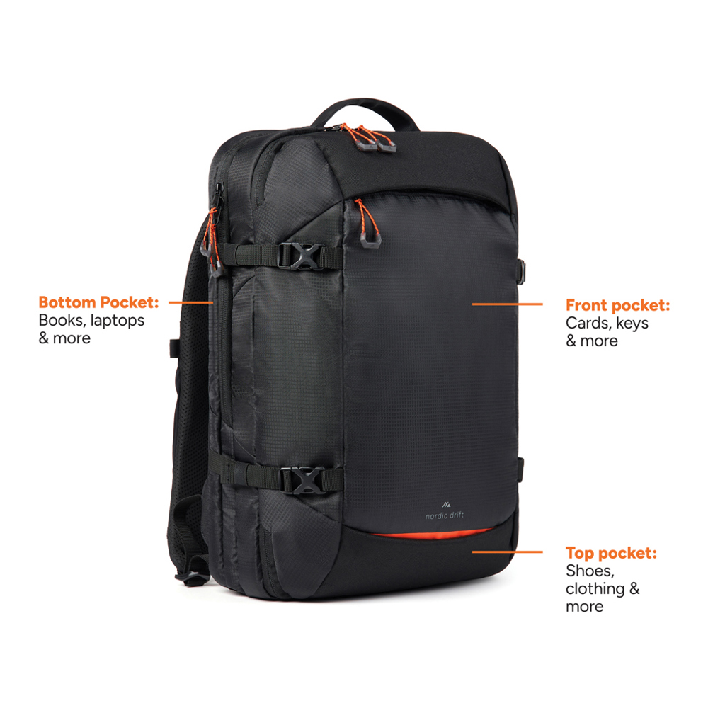 Nordic Drift RCS Traveling backpack 25L