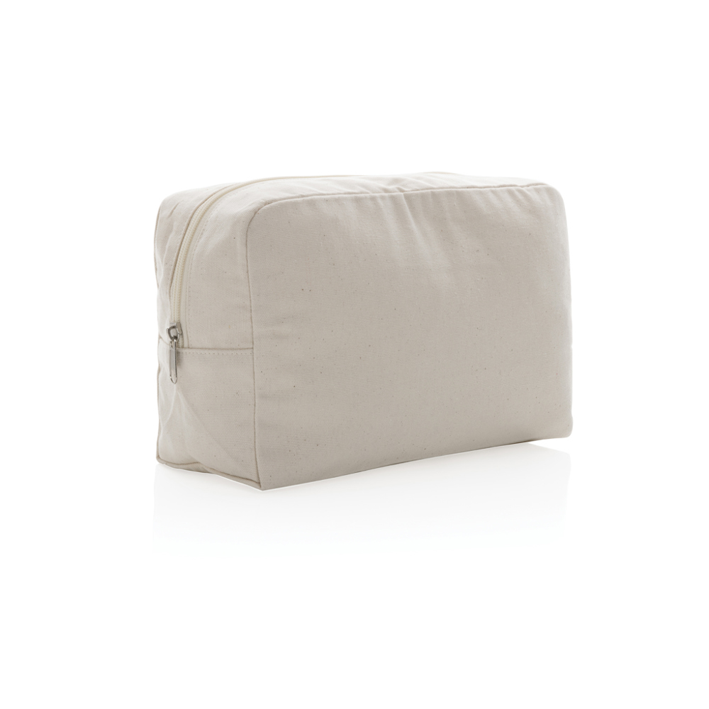 Impact Aware™ 285 gsm rcanvas toilettas ongeverfd - voor bedrijven en relatiegeschenken - gebroken wit (± PMS Natural)
