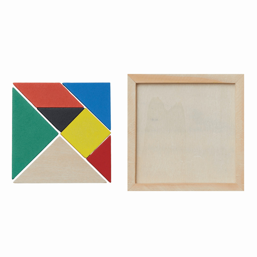 TANGRAM BASE - Houten puzzel - met logo of onbedrukt bestellen