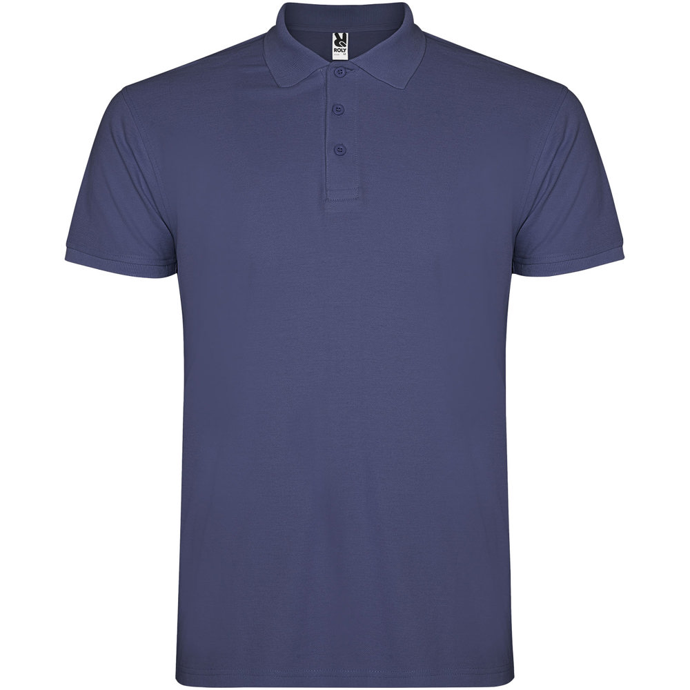 Star herenpolo met korte mouwen - voor bedrijven en relatiegeschenken - denim blauw