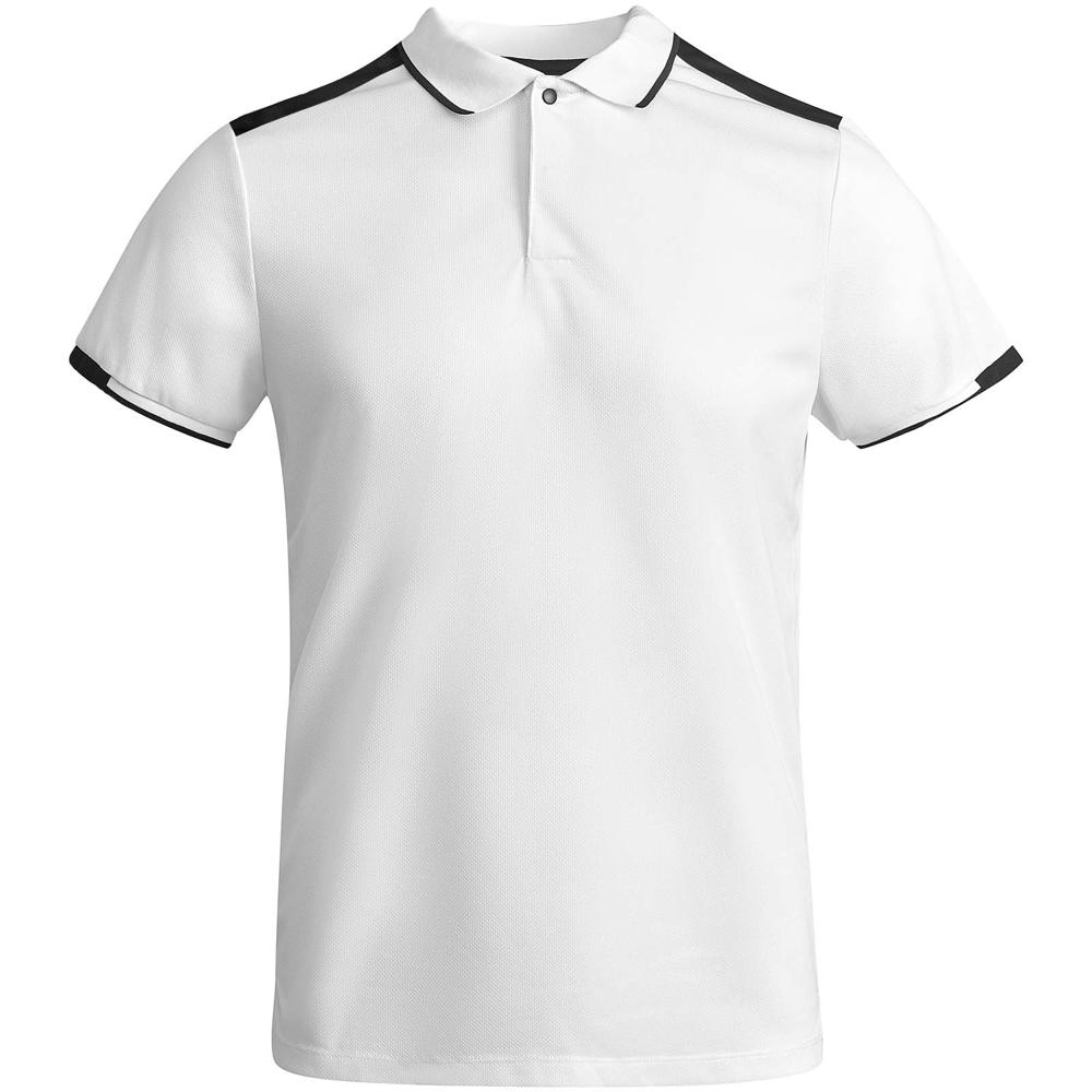 Tamil sportpolo met korte mouwen voor kinderen - met logo of onbedrukt bestellen - Wit, Zwart